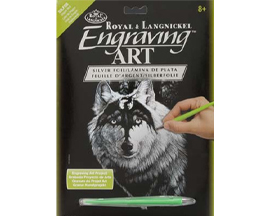 Engraving Art Kit - Silver Dragon Wolf