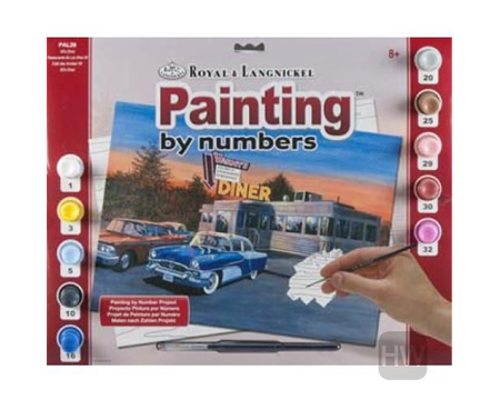Adult Paint By Number - Blue Water Diner 