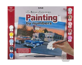 Adult Paint By Number - Blue Water Diner 