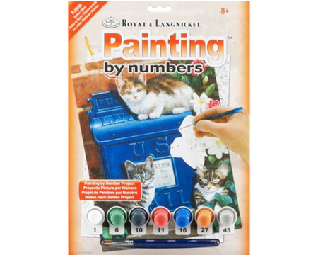Paint By Number - Mailbox Kittens