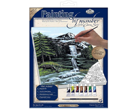 Canvas Paint By Number Waterfall