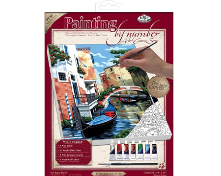 Canvas Paint Venetian Scene