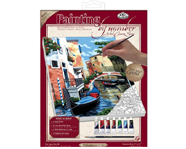 Canvas Paint Venetian Scene