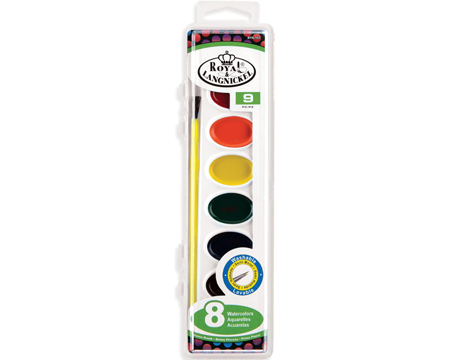 Watercolor Cake Set 8 pc