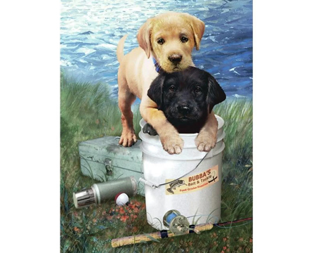 Painting By Numbers - Fishin Buddies