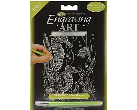 Mini Engraving Kit - Silver Seahorse