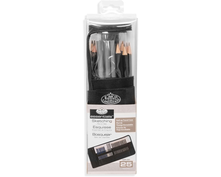 Sketching Pencil Roll-Up Travel Set