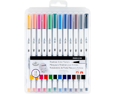 Fineliner Art Markers 12 pc