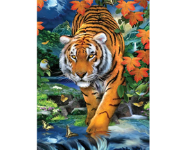 Painting By Numbers Kit - On The Prowl
