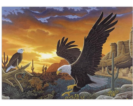 Painting By Numbers Kit - Sky Messenger