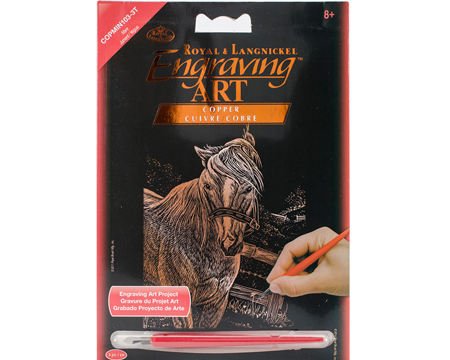 Mini Engraving Art Kit - Copper Mare