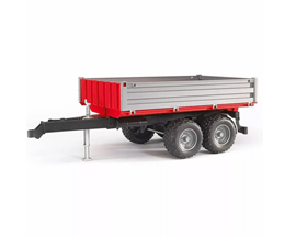 Tipping Trailer with Gray Sides