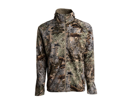 King's Camo® Men's Camo Hunter Grid Fleece Full Zip Hoodie - Desert Shadow
