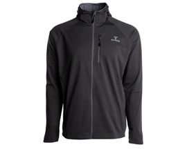 King's Camo® Men's Camo Hunter Grid Fleece Full Zip Hoodie - Black