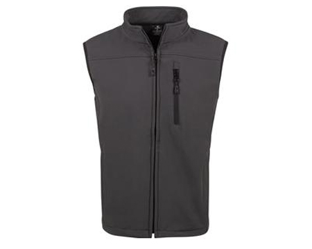 King's Camo® Men's Hunter Camo Soft Shell Hunting Vest - Charcoal