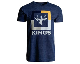 King's Camo® Men's Block T-Shirt - Block - Heather Denim