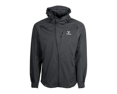 King's Camo® Men's XKG Tracker Soft Shell Jacket - Charcoal