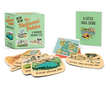 National Parks Wooden Magnet Set
