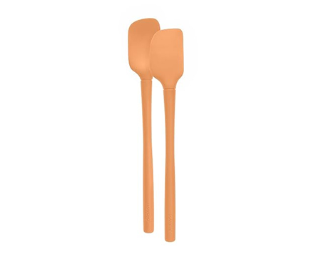 Spatula and Spoon Set Silicone - Apricot