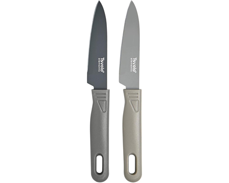 Tovolo® Elements Set of Paring Knives - Charcoal 