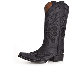Corral Women's Embroidery Square Toe Western Boots
