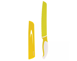 Starfrit® 8 in. Bread Knife w/ Sheath - Yellow