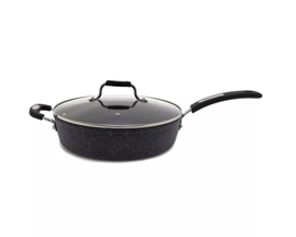 Starfrit® Rock 11 in. Deep-Fry Pan w/ Lid & Bakelite Handles