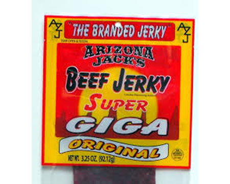Arizona Jacks®  Super Giga 3.25 oz. Original Beef Jerky 