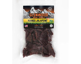 Glenwood® Mango Jalapeno 10 oz. Resealable Beef Jerky Bag