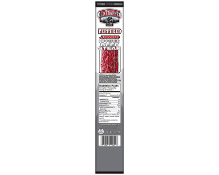 Old Trapper® 2 oz. Peppered Kippered Beef Steak