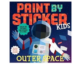 Workman Publishing® Paint By Sticker 10 Stunning Images One Sticker At A Time - Outer Space