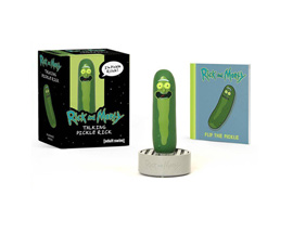 Running Press® Rick and Morty Talking Pickle Rick