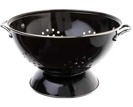 5 Quart Colander - Black