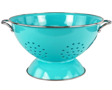 5 Quart Colander - Turquoise