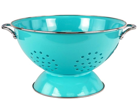 5 Quart Colander - Turquoise