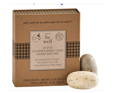 6 pc Exfoliating Soap Set