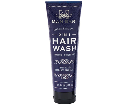 Man Bar Hair Wash - Silver Sage & Bergamot