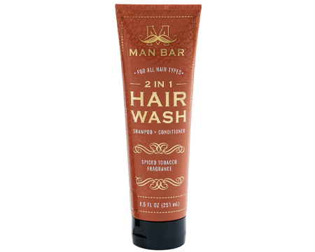 Man Bar Hair Wash - Spiced Tobacco
