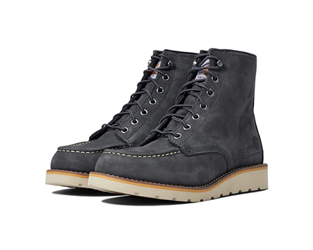 Carhartt® Women's Wedge 6 in. Soft Toe Moc Work Boots - Dark Grey