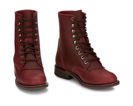 Justin® Women's McKean Roper Boots - Red