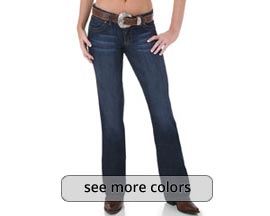 Wrangler® Women's Premium Patch Mae Mid Rise Jeans
