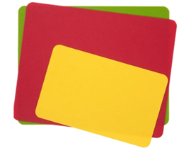 Flexible Nonslip Chopping Mat Set of 3