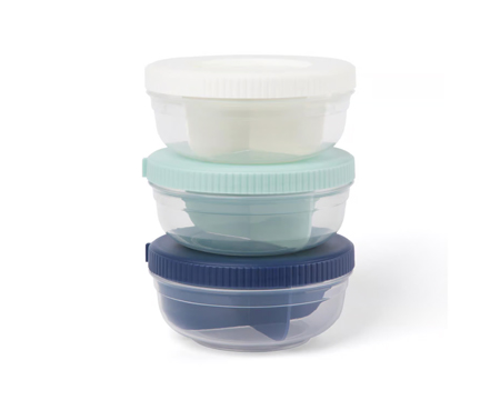 SnapLock 3 Portion Snack Stack