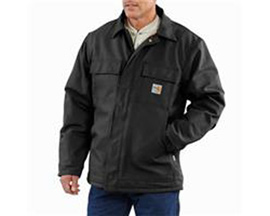 Carhartt® Men's Flame-Resistant Duck Traditional Coat/Quilt-Lined - Black