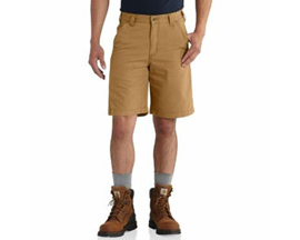 Carhartt® Men's Rugged Flex Relaxed Fit Canvas Work Shorts - Hickory
