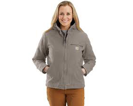 Carhartt® Women's Sherpa Loose Fit Lined Jacket - Taupe Grey