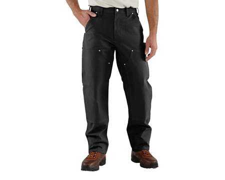 Carhartt® Men's Firm Loose Fit Duck Double front Utility Work Pants - Black