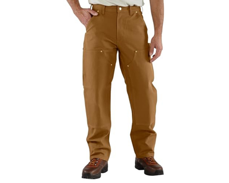 Carhartt® Men's Firm Loose Fit Duck Double front Utility Work Pants - Carhartt Brown