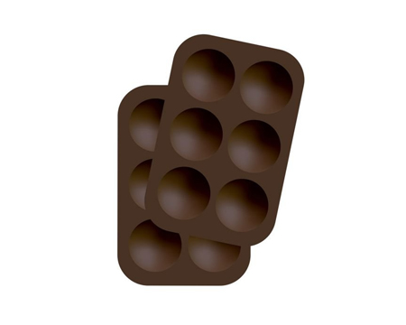Hot Cocoa Bomb Semi Sphere Molds