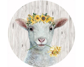 Jar Opener - Sheep & Sunflowers